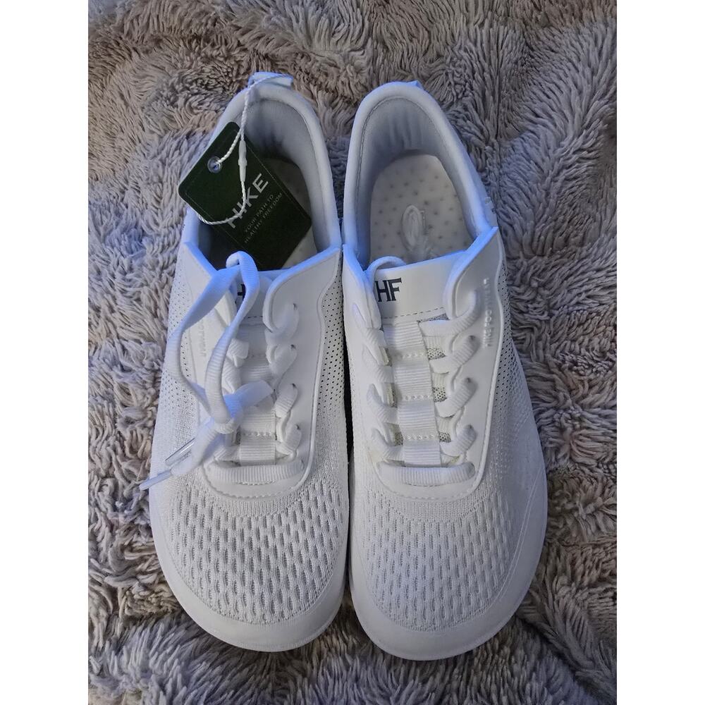 NWT HIKE Footwear HF Stride White Barefoot Sneakers Women Size EU 37 US 7